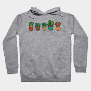 Plant Lover Cactus Heart by Tobe Fonseca Hoodie